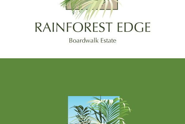 Rainforest Edge development Logo design for Cubde developments