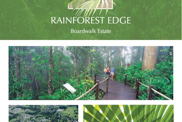 Rainforest edge brochure design